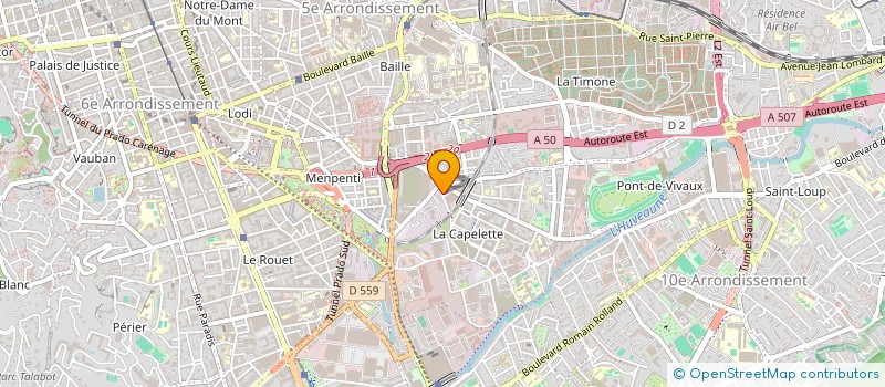 localisation de l'entreprise EDITIONS COM à MARSEILLE