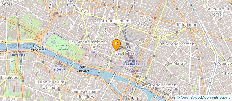 localisation de l'entreprise EDITIONS COMMERCE SECOGRAINS à PARIS