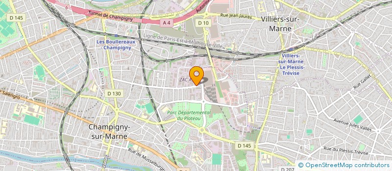 localisation de l'entreprise EDITIONS CONCORDE à CHAMPIGNY-SUR-MARNE