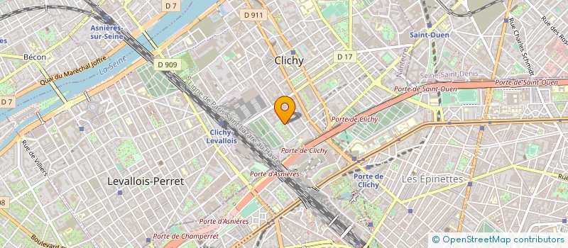 localisation de l'entreprise EDITIONS CONSEIL GRAPHIQUE à CLICHY