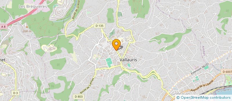 localisation de l'entreprise EDITIONS CONTACT INTRENATIONAL à VALLAURIS