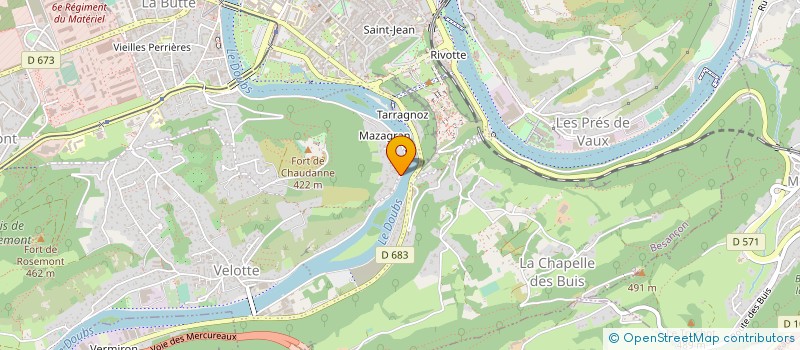 localisation de l'entreprise EDITIONS COXIGRUE à BESANCON