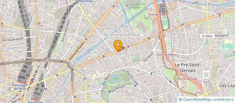 localisation de l'entreprise EDITIONS CRIMEE  PARIS