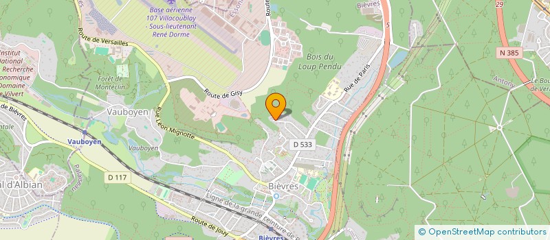 localisation de l'entreprise EDITIONS CYBERNETIQUES à BIEVRES