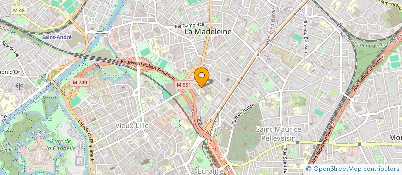 localisation de l'entreprise EDITIONS D'ART PARIS SARL à LA MADELEINE