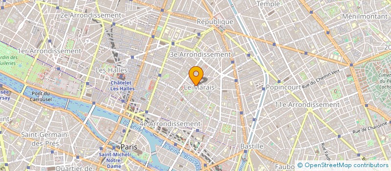 localisation de l'entreprise EDITIONS D.B.M.  PARIS