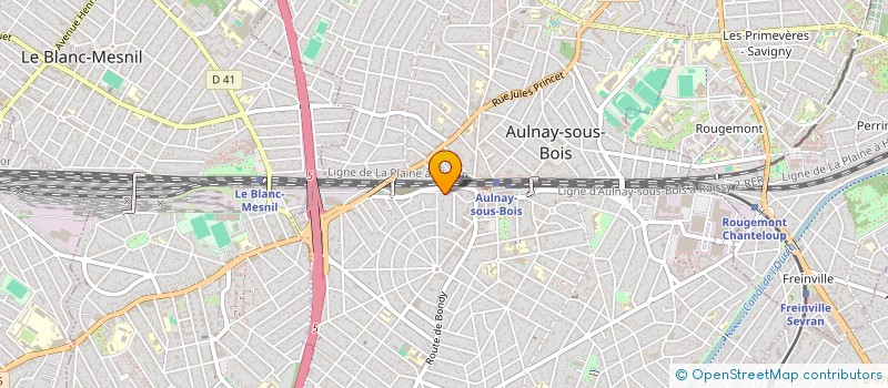 localisation de l'entreprise EDITIONS DACIA à AULNAY-SOUS-BOIS