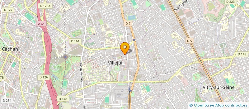 localisation de l'entreprise EDITIONS DARONNES  VILLEJUIF