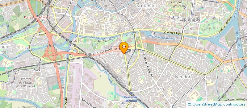 localisation de l'entreprise EDITIONS DAYTONA à STRASBOURG