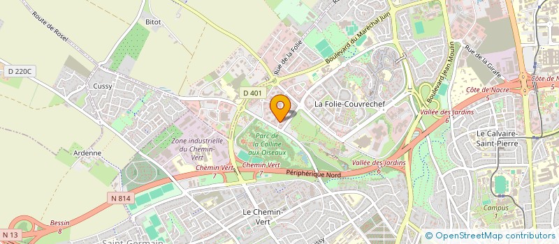 localisation de l'entreprise EDITIONS DE BASSE-NORMANDIE à CAEN