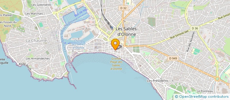 localisation de l'entreprise EDITIONS DE BEAUPRE à LES SABLES D'OLONNE
