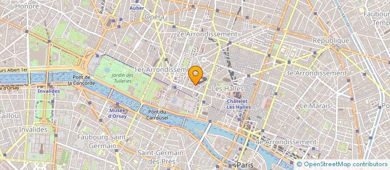 localisation de l'entreprise EDITIONS DE FLORE  PARIS