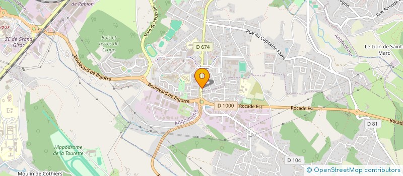 localisation de l'entreprise EDITIONS DE L'AN 2 à ANGOULEME