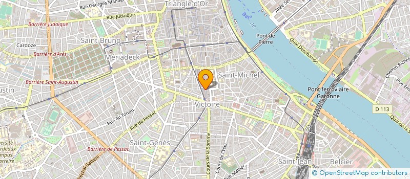 localisation de l'entreprise EDITIONS DE L'ATTENTE à BORDEAUX