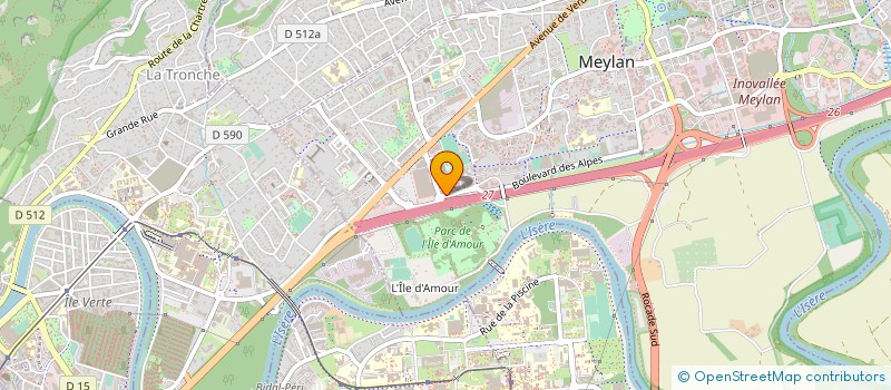 localisation de l'entreprise EDITIONS DE L AURORE à MEYLAN
