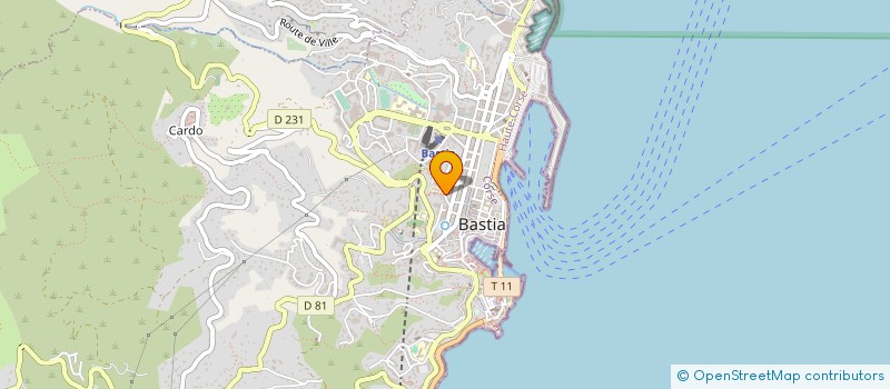 localisation de l'entreprise EDITIONS DE L'EMOTION à BASTIA