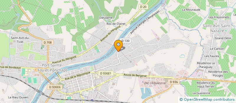 localisation de l'entreprise EDITIONS DE L'ENTREVERS  PINEUILH