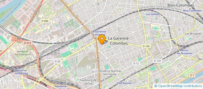 localisation de l'entreprise EDITIONS DE L ESPACE EUROPEEN à LA GARENNE-COLOMBES