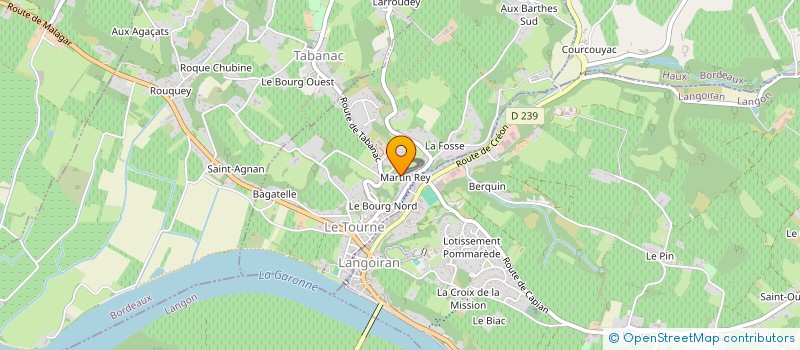 localisation de l'entreprise EDITIONS DE L'ESTEY  LE TOURNE