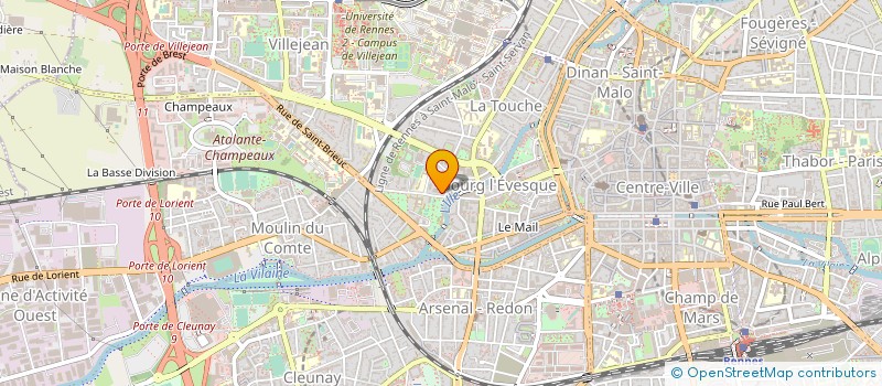 localisation de l'entreprise EDITIONS DE L'INFRAMONDE  RENNES