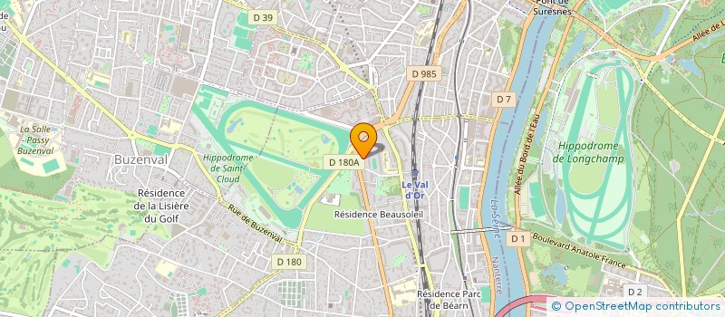 localisation de l'entreprise EDITIONS DE L'ONDE à SAINT-CLOUD