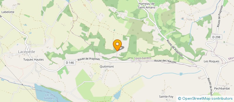 localisation de l'entreprise EDITIONS DE L'OUSTAL  SAINT-SARDOS