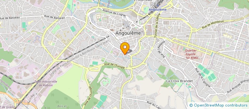 localisation de l'entreprise EDITIONS DE L'UN SEUL HOMME à ANGOULEME