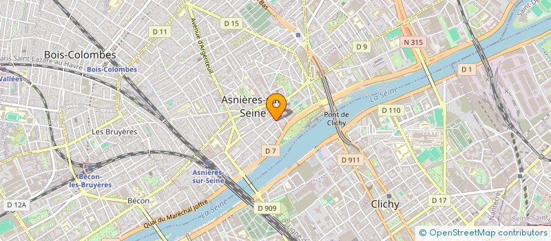localisation de l'entreprise EDITIONS DE LA BOHEME SARL à ASNIERES-SUR-SEINE