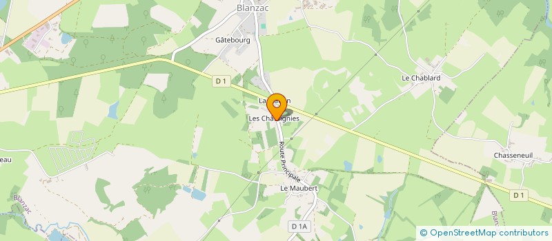 localisation de l'entreprise EDITIONS DE LA CHESNAYE à PEYRAT-DE-BELLAC