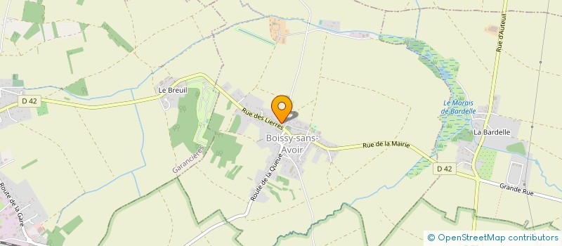 localisation de l'entreprise EDITIONS DE LA LONGUE TOISE  BOISSY-SANS-AVOIR