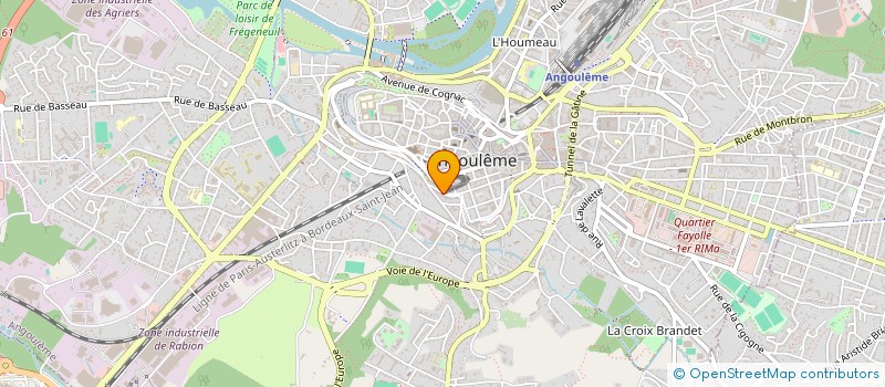 localisation de l'entreprise EDITIONS DE LA LUNA à ANGOULEME