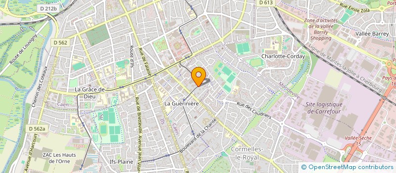 localisation de l'entreprise EDITIONS DE LA LUNE-SAUG à CAEN