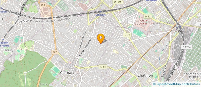 localisation de l'entreprise EDITIONS DE LA NOUVELLE ALLIANCE à CLAMART