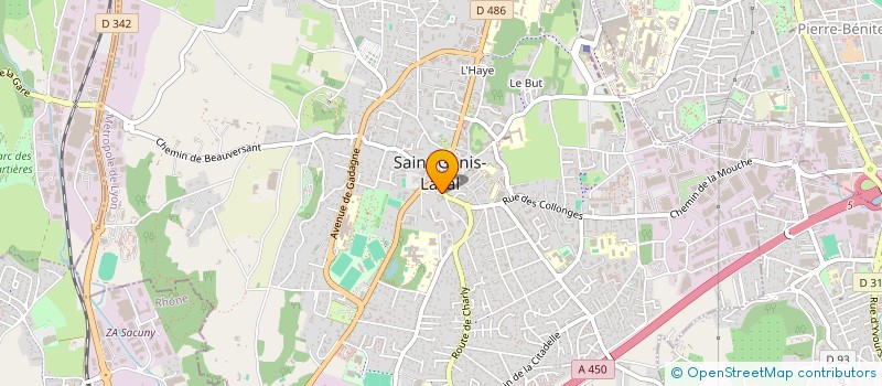 localisation de l'entreprise EDITIONS DE LA TOURS à SAINT-GENIS-LAVAL