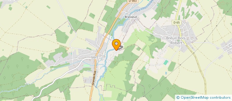 localisation de l'entreprise EDITIONS DE LA VAUCOULEURS  VERT