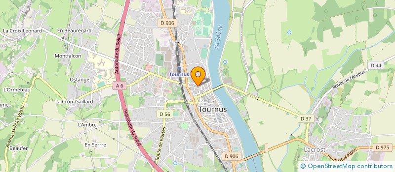 localisation de l'entreprise EDITIONS DE MARCHI  TOURNUS