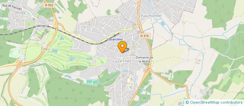 localisation de l'entreprise EDITIONS DELEM  LUZARCHES