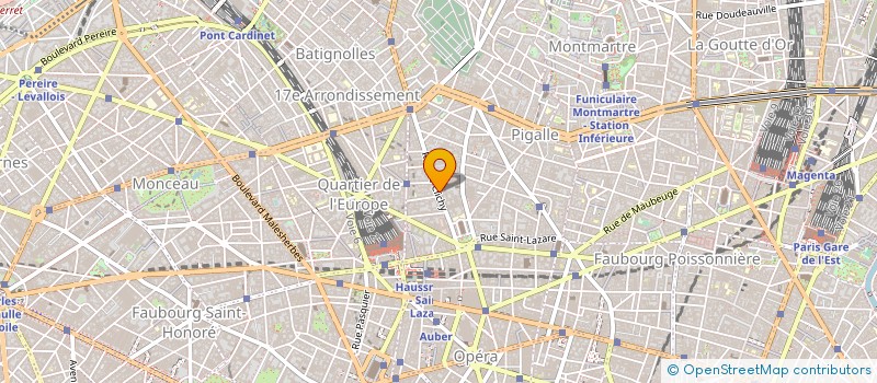 localisation de l'entreprise EDITIONS DELTA MUSIC VOICE SARL  PARIS