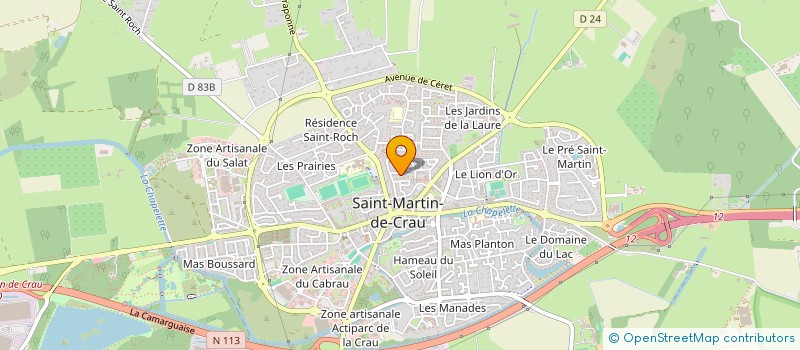 localisation de l'entreprise EDITIONS DES ARENES à SAINT-MARTIN-DE-CRAU