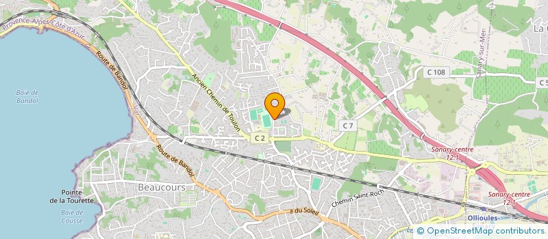 localisation de l'entreprise EDITIONS DES DEUX OLIVIERS  SANARY-SUR-MER