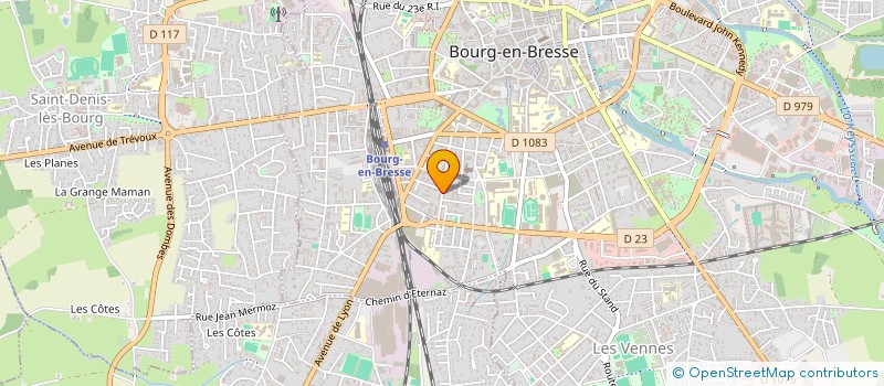 localisation de l'entreprise EDITIONS DES DEUX RUES  BOURG-EN-BRESSE