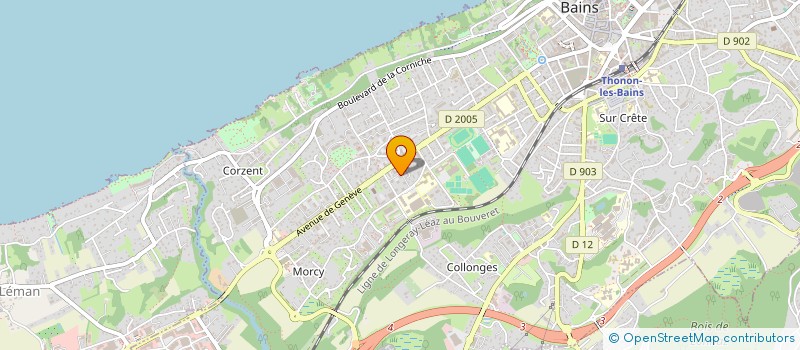 localisation de l'entreprise EDITIONS DES PATRIMOINES à THONON-LES-BAINS