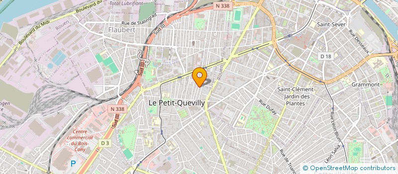 localisation de l'entreprise EDITIONS DIFFUSER SA LUMIERE  LE PETIT-QUEVILLY