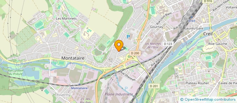 localisation de l'entreprise EDITIONS DIFFUSION ISIS  MONTATAIRE