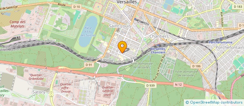 localisation de l'entreprise EDITIONS-DIFFUSION MEMOIRES ET DOCUMENT à VERSAILLES