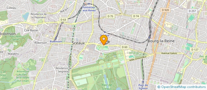 localisation de l'entreprise EDITIONS DOCUMENTAIRES POUR L'INDUSTRIE à SCEAUX