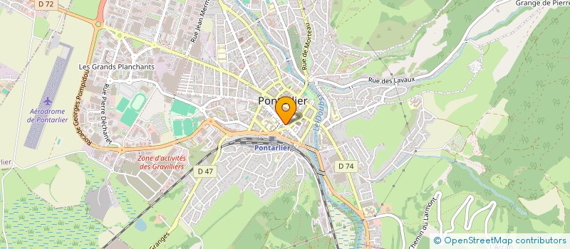 localisation de l'entreprise EDITIONS DU BELVEDERE  PONTARLIER