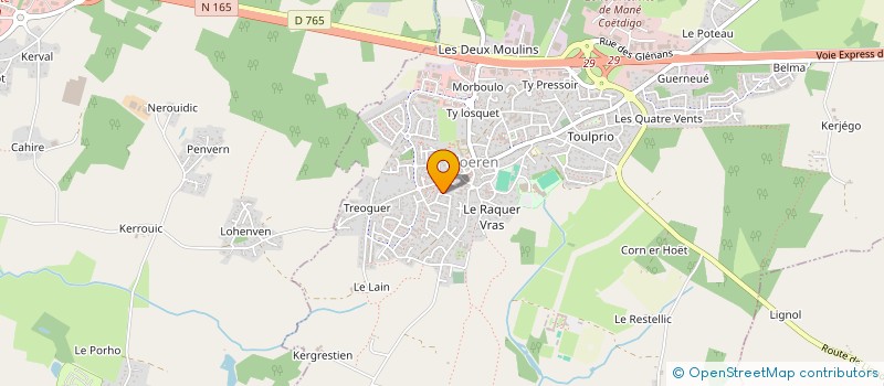 localisation de l'entreprise EDITIONS DU BOUQUIN  PLOEREN