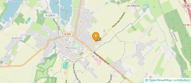 localisation de l'entreprise EDITIONS DU CAMP DU DRAP D'OR  NIELLES-LES-ARDRES