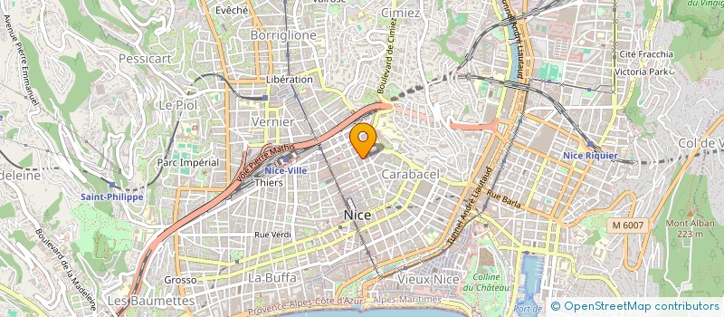 localisation de l'entreprise EDITIONS DU COMTE à NICE
